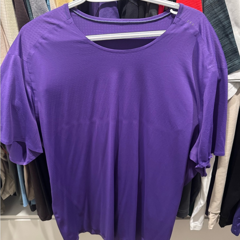 Purple lululemon T-shirt
